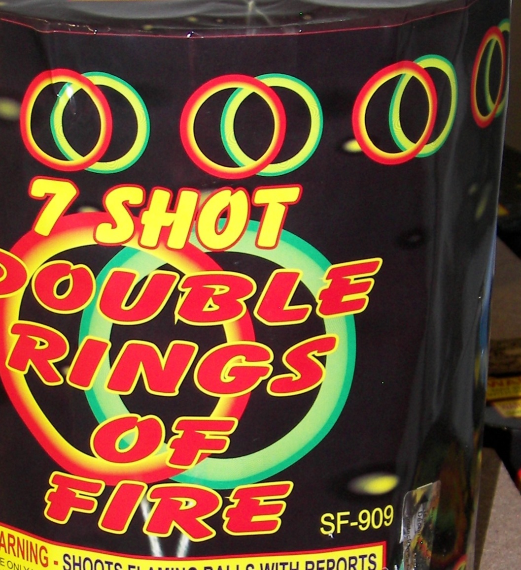 DOUBLE RINGS OF FIRE (Grand finale, 500 grams) main image
