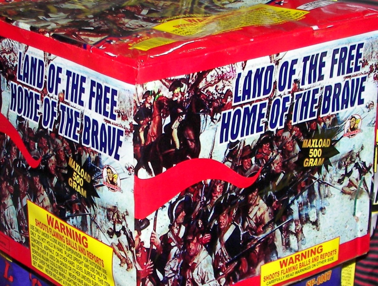 LAND OF THE FREE HOME OF THE BRAVE (A 500 gram load)-image